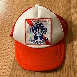 Vintage Pabst Blue Ribbon Trucker Hat